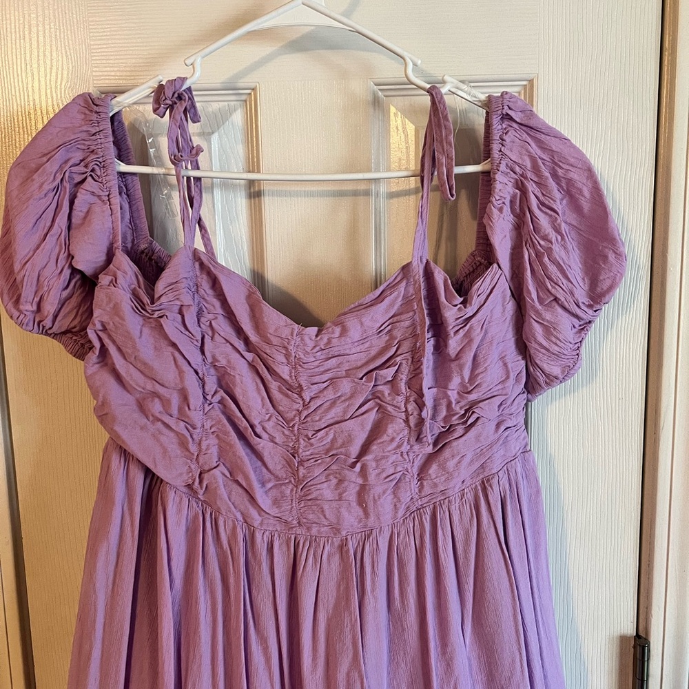 Universal Threads Lavender Off-Shoulder Dress Xl - image 5